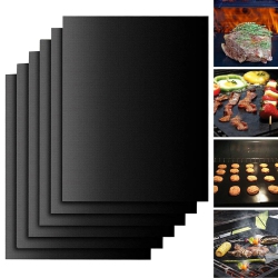 YELLOW-PRICE 10 PCs Bbq Grill Mat Bake Non Stick Grilling Mats Barbecue Pad