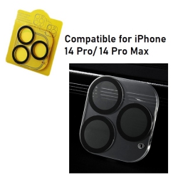 ICM Topsave Full Transparent, 3D Full Coverage Camera Lens Protection for Iphone 14 Pro (6.1"), Iphone 14 Pro Max (6.7")