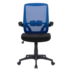CORLIVING Workspace High Mesh Back Office Chair In In Blue