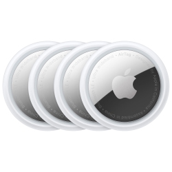 APPLE - Airtag Bluetooth Item Tracker - 4 Pack - In White