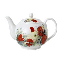 ROY KIRKHAM Classic Large Teapot - Poppy 1100Ml