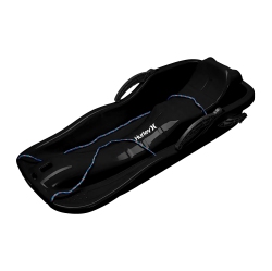 HURLEY Kids Plastic Sled With Handbrake In Black