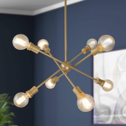 LNC 8 - Light Sputnik Modern Linear Chandelier