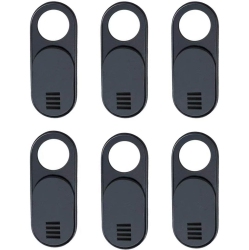 DOLAER Webcam Cover, Camera Cover Slide, 6 Pack Ultra Thin Laptop Camera Cover Slide Apply to Laptop, Tablet, Smartphone, Computer Camera Cover