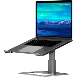 DOLAER Adjustable Laptop Stand for Desk, Computer Stand, Ergonomic Laptop Riser Holder Compatible \w 10 to 17.3 Inches Notebook PC Computer, Aluminum