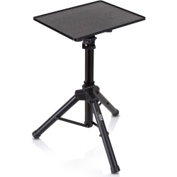 DOLAER Universal Laptop Projector Tripod Stand - Computer, Book, Dj Equipment Holder Mount Height Adjustable Up to 35 Inches W/ 14" X 11" Plate Size