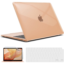DOLAER Compatible \w New Macbook Air 13 Inch Case 2022 2021 2020 M1 A2337 A2179 A1932, Hard Shell Case&keyboard Cover&screen Film for Mac Air 13 \w
