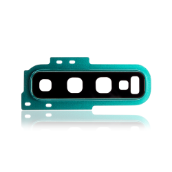 ESOURCE PARTS Replacement Back Camera Lens With Cover Bezel Ring Compatible for Samsung Galaxy S10 (Green)