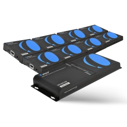ORIE Orei 1X8 HDMI Extender Over Single Cat6/7-Ir Remote, Edid Management Up to 400Ft
