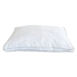 COTTON HOUSE - 100% Micro Gel Fiber Pillow, Cotton Shell, Standard Size,