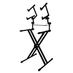 YORKVILLE SOUND Heavy Duty Deluxe Three Tier Keyboard Stand
