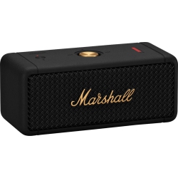 MARSHALL Refurbished (Excellent) - Emberton Portable Bluetooth Speaker - & Brass In Black
