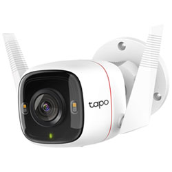 TP-Link Tapo C320WS Wired Weatherproof Outdoor 2K 4MP QHD Security Camera - White