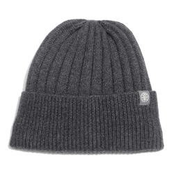 CALIKIDS Unisex Knit Cashmere Touch Infant Winter Hat - Iron (9-24 Months) In Multicolor