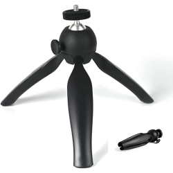 DOLAER Mini Tripod Projector Mount \w 360 Degrees Rotatable Heads for Projectors Dslr Dvr Cameras Mini Webcam, Mount \w Metal Ballhead for Camera