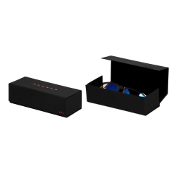 GUNNAR Flat-Fold Glasses Case In Black