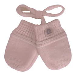 CALIKIDS Knit My First Mittens - Rose (Newborn, 0-6 Months) In Multicolor