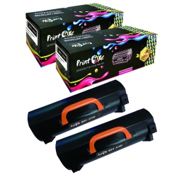 PRINTOXE ® 52D1H00 / 521H00 Compatible 2 Toners 521H 25K Pages for Lexmark Ms810N Ms810Dn Ms810De Ms810Dtn Ms811N Ms811Dn Ms812Dn Ms812Dtn Ms812Dtn