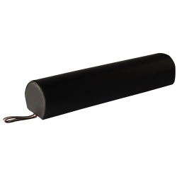 MASTER MASSAGE 6" 3/4 Round Bolster for Massage Table In Black