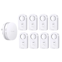 GOVEE Wi-Fi Water Sensors Alarm (1 Wi-Fi Gateway+8 Sensors)