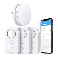 GOVEE Wi-Fi Water Sensors Alarm (1 Wi-Fi Gateway + 3 Sensors)
