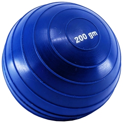 PRISP Indoor Thrown Shot Put - Throwing Ball With Ribbed Pvc Surface