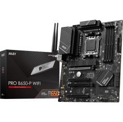 MSI Pro B650-P Wifi Proseries Motherboard (Supports Amd Ryzen 7000 Series Desktop Cpu, Am5, Atx, Ddr5, PCie 4.0, M.2, SATA 6GB/s, USB 3.2 Gen 2