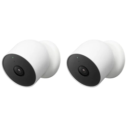 GOOGLE Nest Cam Wire-Free Indoor/outdoor Security Camera - 2 Pack - In White