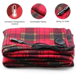 YELLOW-PRICE 12V Heated Smart Multifunctional Travel Electric Blanket for Car, Truck, Boats, Rv