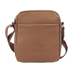 CAVALINHO Leather Shoulder Bag Crossbody Traveler - Camel (18320060) - Handmade In Portugal In Multicolor