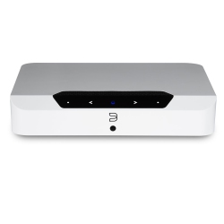BLUESOUND Powernode Edge Compact Wireless Multi-Room Hi-Res Music Streaming Amplifier - White, Compatible With Alexa And Siri