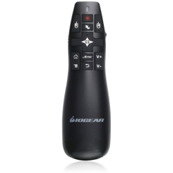 IOGEAR Gme430R Redpoint Pro - 2.4Ghz Gyroscopic Presentation Mouse With Laser Pointer (Gme430R)