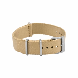 BAND & BEZEL Seatbelt Nato Watch Strap - 20MM - Sandstone In Multicolor
