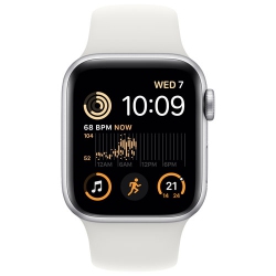 APPLE Refurbished (Good) - Watch Se (Gps + Cellular) 40MM Silver Aluminum Case With Sport Band (2022) In White