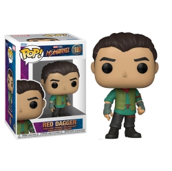 FUNKO Pop Marvel Ms. Marvel Vinyl Bobble-Head Dagger #1080 (Sale) In Red