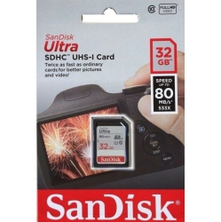 SANDISK Ultra Sdxc Uhs-I Class 10 (32GB, Read 80Mb/s) (Sdsdunc-032G-Gn6In) - Brand New