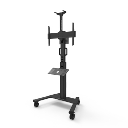 KANTO Mpc77 Rolling Av Cart for 37-Inch to 77-Inch Screens - Compatible With Conferencing Devices