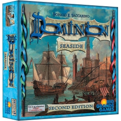 RIO GRANDE GAMES Dominion: Seaside (Second Edition) 2-4 Players, Ages 14+, 30 Minutes