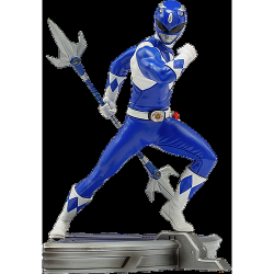 IRON STUDIOS Ranger Power Rangers 1:10 Art Scale 6.3" Statue In Blue