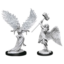 WIZKIDS GAMES Pathfinder Deep Cuts Unpainted Miniatures: Balisse & Astral Deva