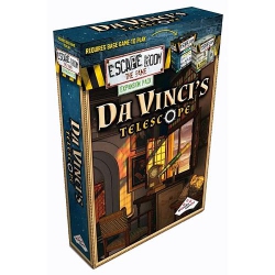 IDENTITY GAMES Escape Room: The Game - Da Vinci's Telescope 3-5 Players, Ages 16+, 60 Minutes