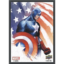 UPPER DECK Marvel Captain America Sleeves (67MM X 92Mm) 65 Matte Sleeves In Multicolor