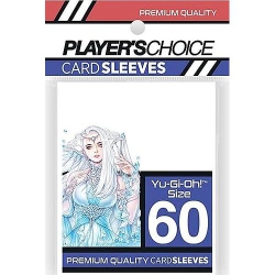PLAYER'S CHOICE Japanese Small Size Card Sleeves Premium: "white" (62MM X 89Mm) 60 Sleeves Per Pack