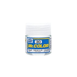 MR. HOBBY Mr. Color 30 - Flat Base Standard Hobby Color Additive for Flat (C30) Plastic Model Kit Paint