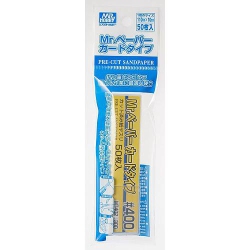 MR. HOBBY Mr. Paper Pre-Cut Sandpaper Card Type #400 (Mt402) Plastic Model Kit Tool