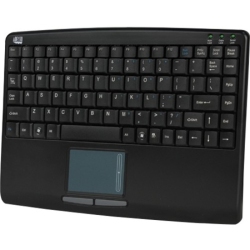 ADESSO Akb-410Ub Mini Touchpad Keyboard (Black, USB) (Akb-410Ub)