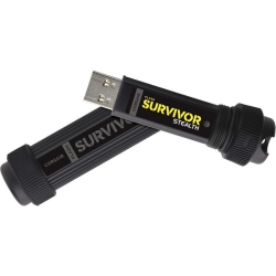 CORSAIR Flash Survivor Stealth 128GB USB 3.0 Flash Drive (Cmfss3B-128GB)