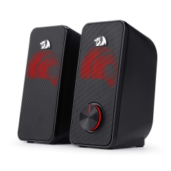 REDRAGON Ragon Gs500 Stentor PC Gaming Speaker, 2.0 Channel Stereo Desktop Computer Speaker \w Backlight, Quality Bass And Crystal Clear Sound, USB
