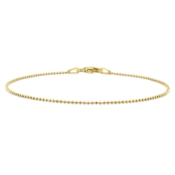 AMOUR Ball Chain Bracelet Silver In Yellow