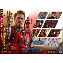 MARVEL Avengers Endgame 12 Inch Action Figure 1/6 Scale Series - Iron Man Mark Lxxxv Battle Damaged Version Hot Toys 904923